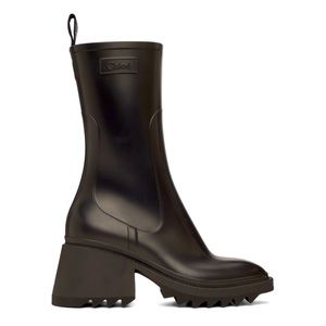 CHLOE BETTY - BLACK RAIN BOOT (US 9.5)